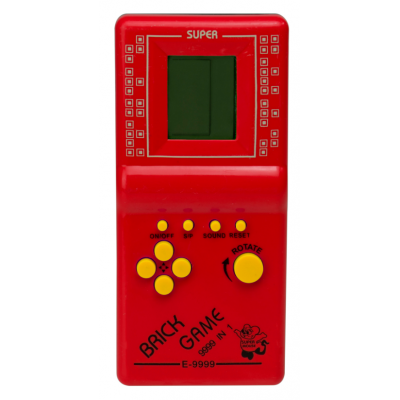 Elektronická hra Tetris - červený